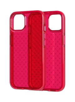 tech21 Evo Check Designed For iPhone 13 Case Cover With 16 Feet Drop Protection Rubine Red  - Image 1