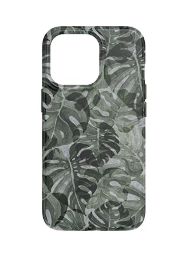 tech21 Eco Art Designed for iPhone 13 Case Cover Delicate Green Earth  - Image 1