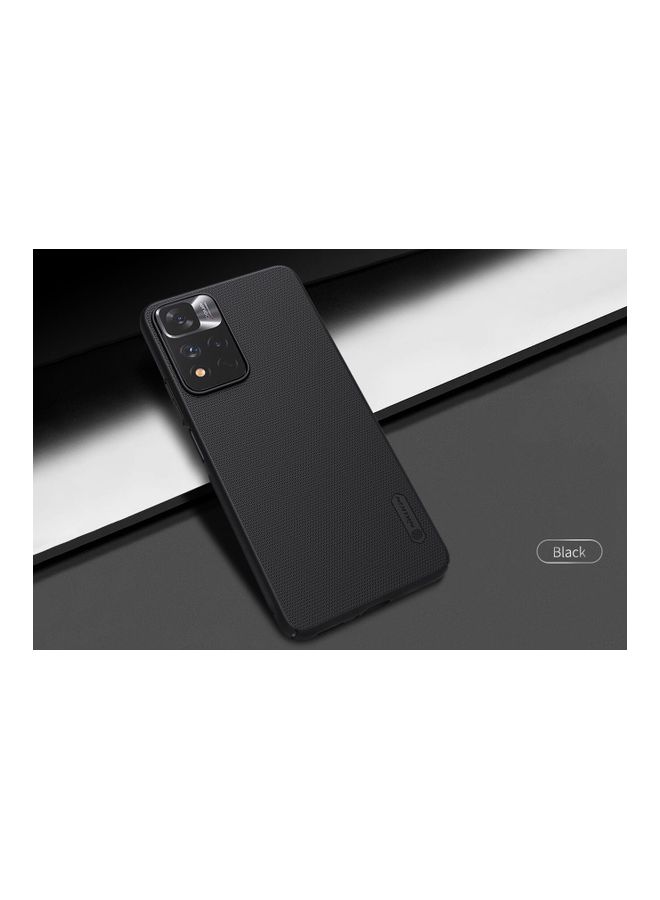 Nillkin Super Frosted Shield Scratch Resistant Case For Xiaomi Redmi Note 11 Pro/11 Pro+ 5G Black - Image 4