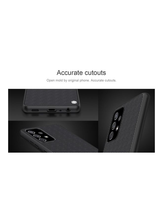 Nillkin Textured Case Non-Slip Design For Samsung Galaxy A73 5G Black - Image 3