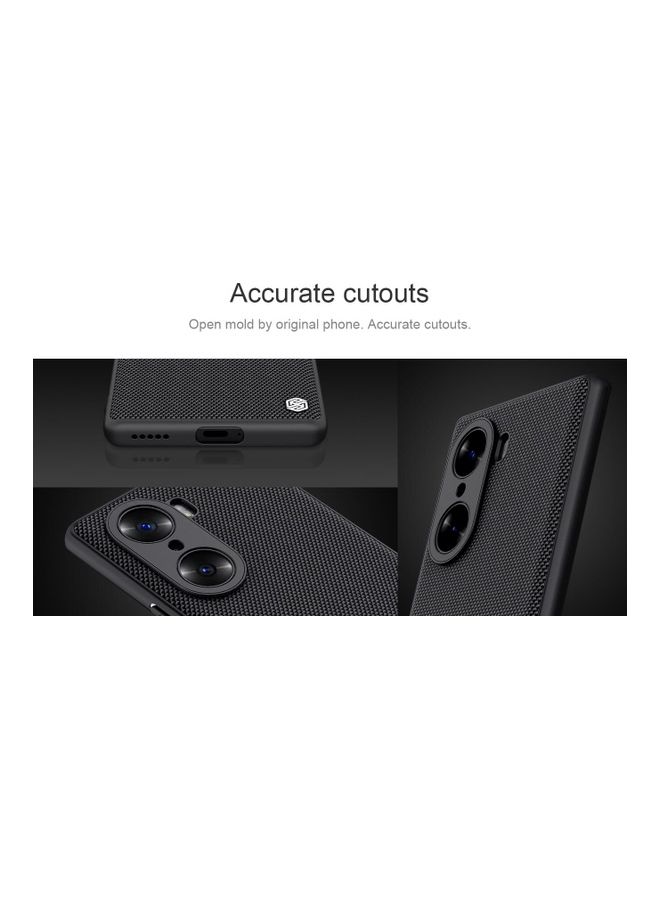 Nillkin Textured Case Non-Slip Design For Huawei Honor 60 Black - Image 3