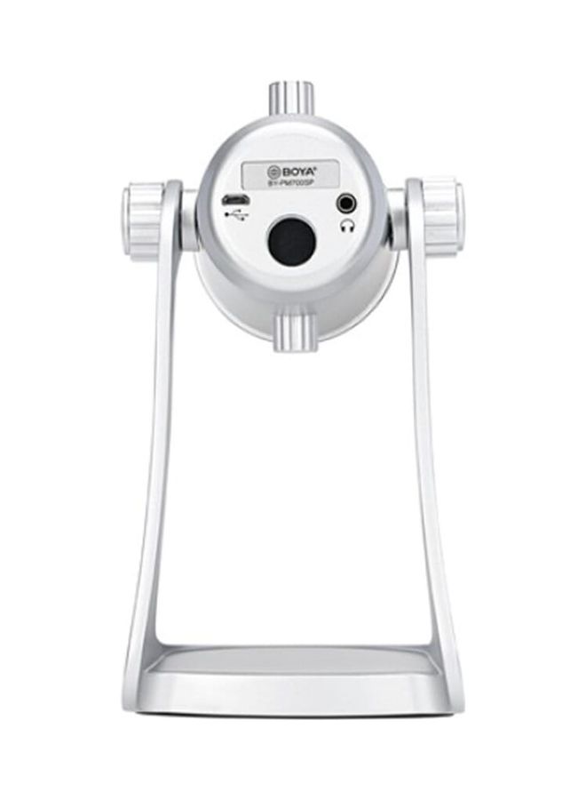 BOYA USB Microphone BY-PM700SP-Silver Silver - Image 4