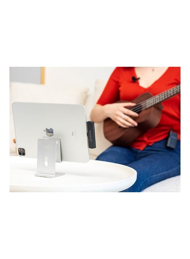 BOYA - 2.4 Ghz Wireless Microphone System For Android And Other Type-C Devices BY-WM4-PRO-K6-grey Grey - Image 1