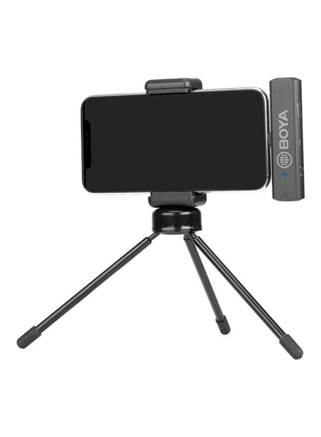 BOYA - Dual-Channel Digital Wireless Receiver For Lightning Ios Devices BY-WM4-PRO-RXD-Grey Grey - Image 1