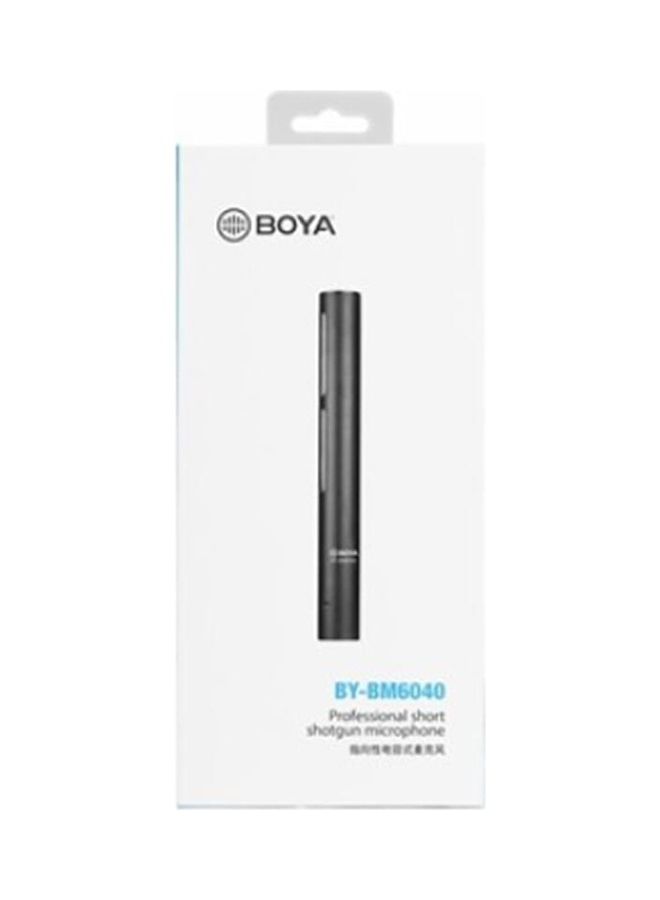 BOYA - Cardioid Shotgun Microphone BY-BM6040-Black Black - Image 1
