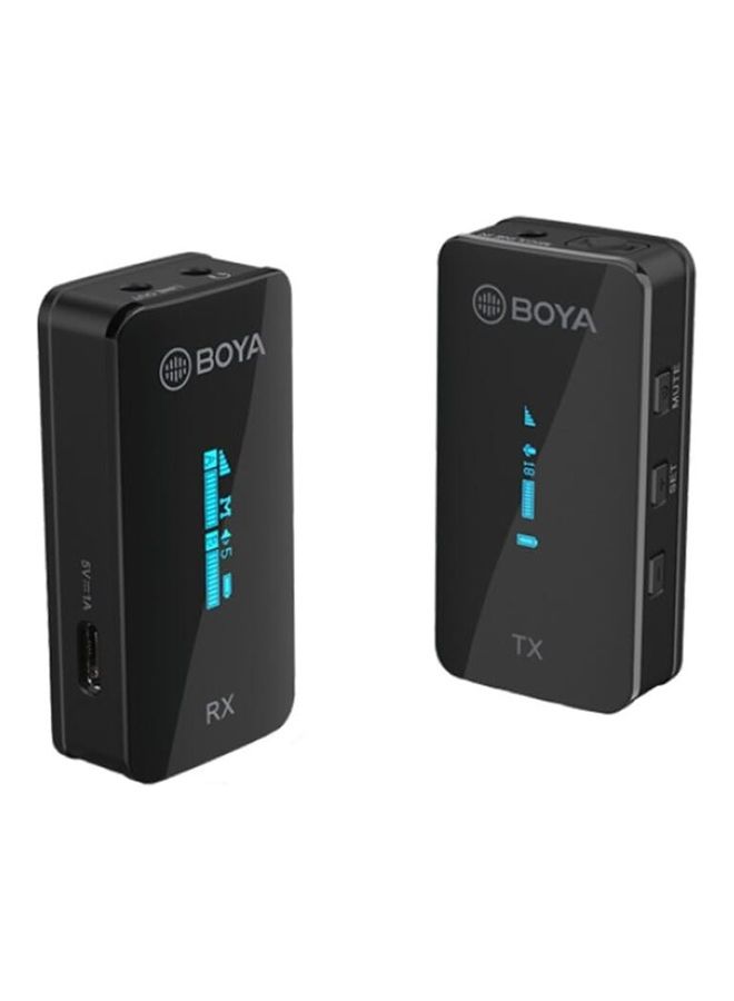 BOYA - 2.4Ghz Ultra-Compact Wireless Microphone System BY-XM6-S1-Black Black - Image 1