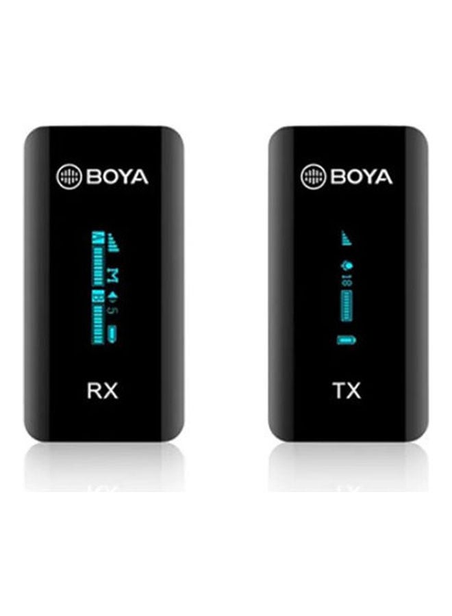 BOYA - 2.4Ghz Ultra-Compact Wireless Microphone System BY-XM6-S1-Black Black - Image 1