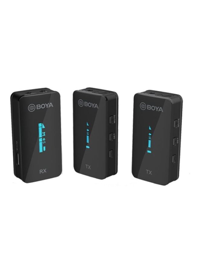 BOYA - 2.4Ghz Ultra-Compact Wireless Microphone System BY-XM6-S2-Black Black - Image 1