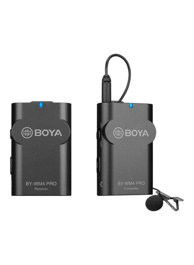 BOYA Digital Camera-Mount Wireless Omni Lavalier Microphone System BY-WM4-PRO-Grey Grey - Image 4