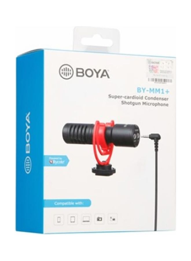 BOYA Super-Cardioid Condenser Shotgun Microphone BY-MM1+Black Black - Image 4