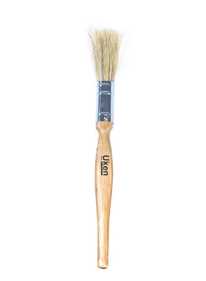 Uken Paint Brush Beige/Silver 1inch Beige/Silver 1inch