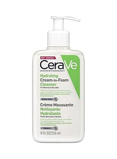 Hydrating Cream-To-Foam Cleanser White 236ml