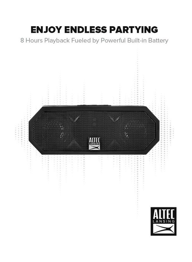Altec Lansing Jacket H2O Rugged Bluetooth Speaker Black  - Image 3