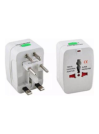 All-In-One International Travel Power Charger Universal Adapter Plug White - v1644865202/N52603419A_1