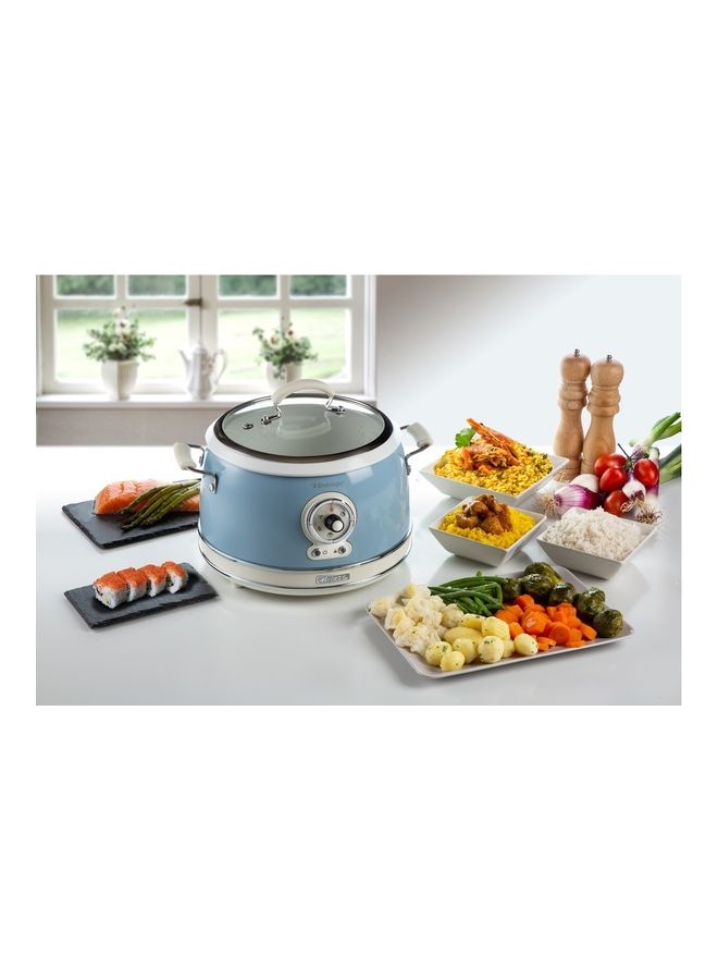 Vintage Multipurpose Rice Cooker 1.8 L 700.0 W 2904 Cream/light Blue