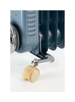 Ariete 7 Fins Vintage Oil Radiator Room Heater 1500.0 W 837/05 Blue  - Image 4