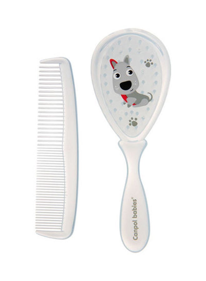 Canpol babies Baby Brush And Comb Cute Animals - Image 1