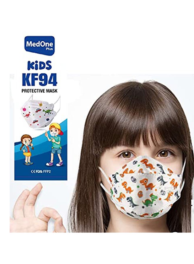 MedOne 10-Piece KF94 Printed Protective Face Mask For Kids - Image 3