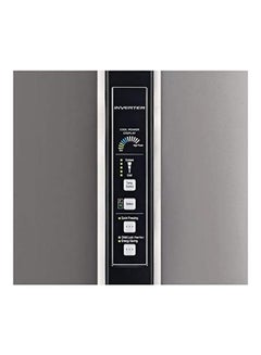 HITACHI 990L Gross/ 700L Net Capacity Top Mount Double Door Premium Refrigerator with Inverter Compressor,  Dual Fan Cooling, LED Panel, Twist Ice Tray 452.6 kW RV990PUK1KBSL Brilliant  Silver  - Image 3