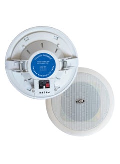 OBT High Quality Speakers Audio Pa Ceiling Speaker, Ceiling Sound For Buildings 608 white  - Image 1