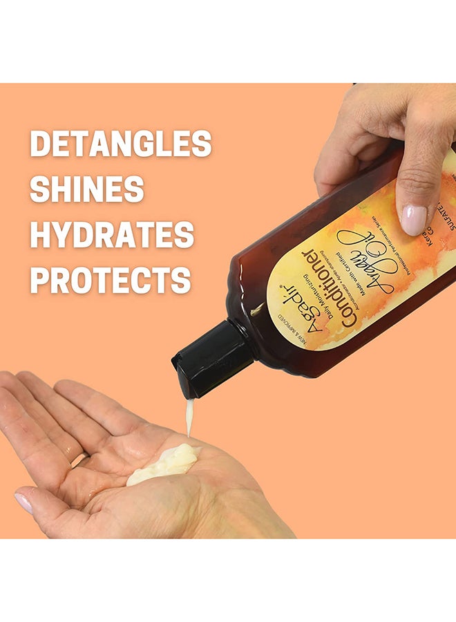 أغادير بلسم شعر بزيت الأرغان 366ملليلتر - Image 3