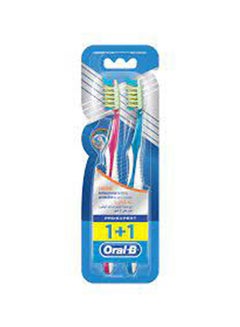 Pro-Expert Bacteria Blast Manual Toothbrush, Medium, 1+1 Count Multicolour