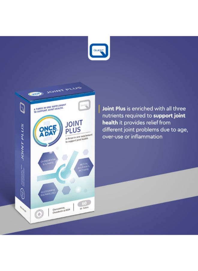 Quest - Joint Plus 3 in 1 Supplement To Support Joint Health 60'S - Image 1