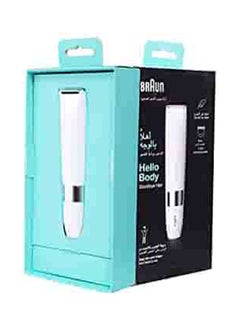 BRAUN Hello Body Goodbye Hair Mini Trimmer BS1000 White 