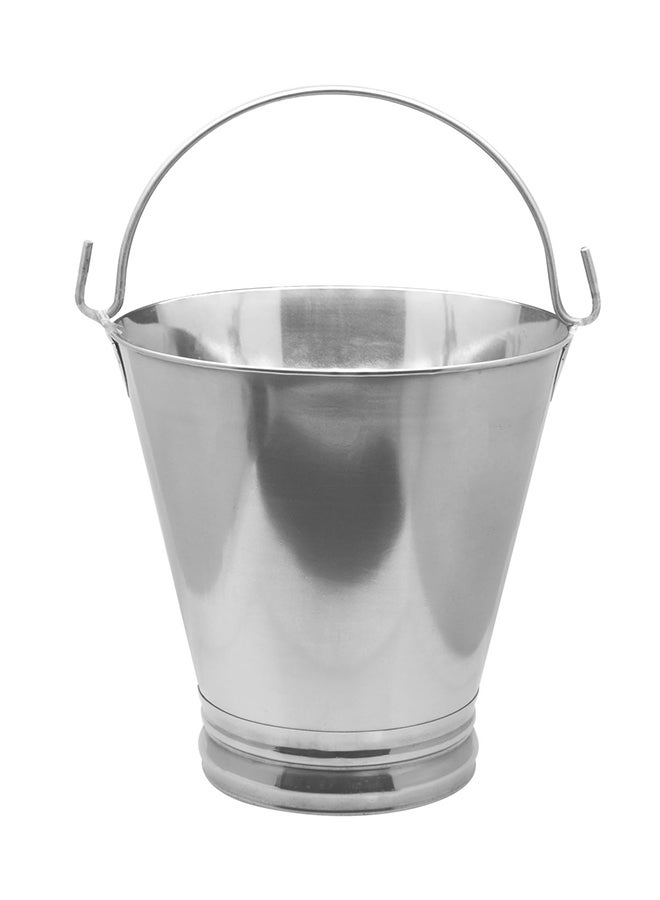 RAJ - Stainless Steel Bucket Silver 8Liters - Image 1