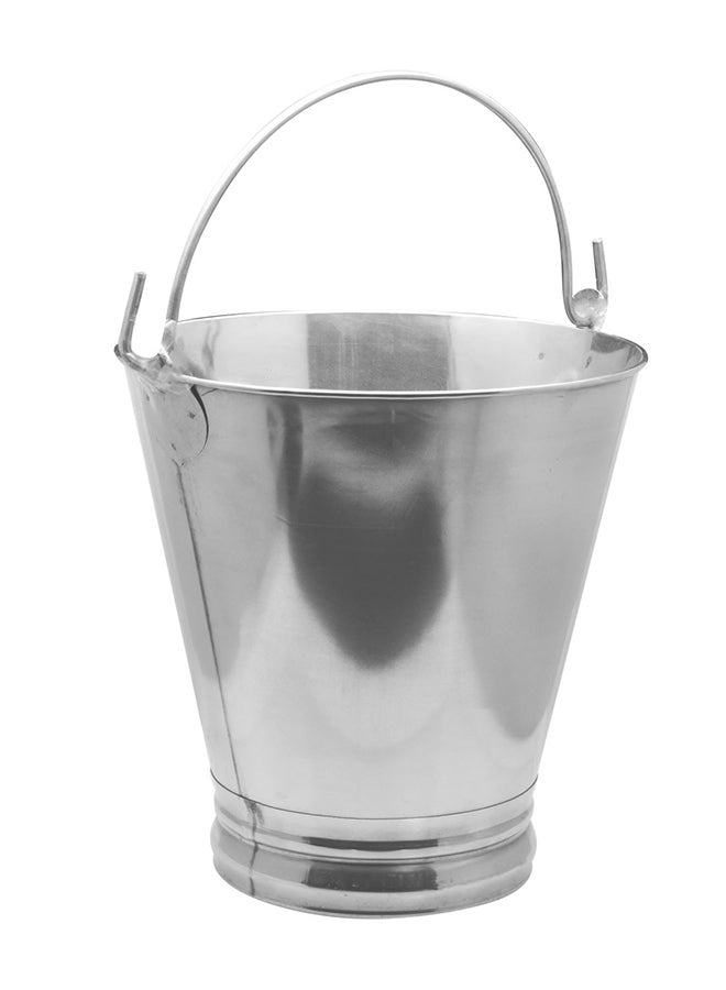 RAJ - Stainless Steel Bucket Silver 8Liters - Image 1