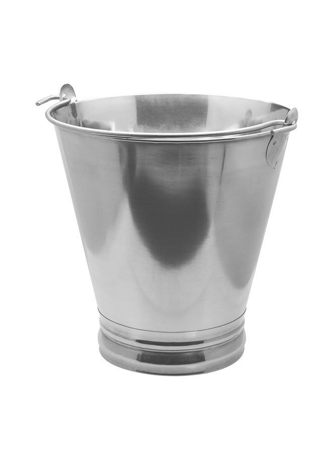RAJ - Stainless Steel Bucket Silver 8Liters - Image 1