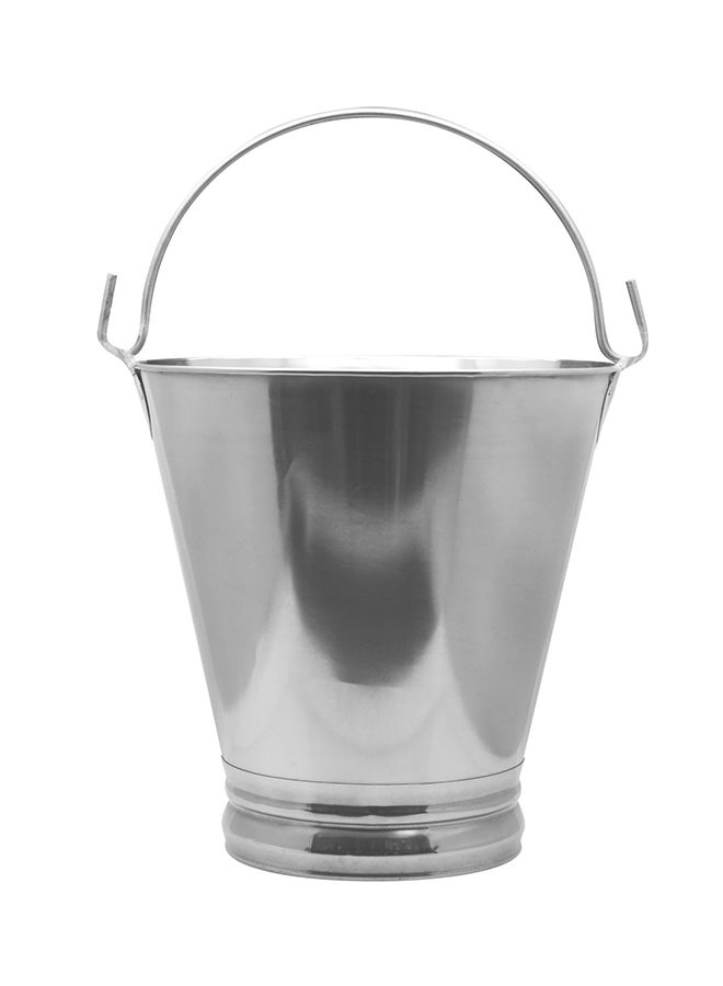 RAJ - Stainless Steel Bucket Silver 8Liters - Image 1
