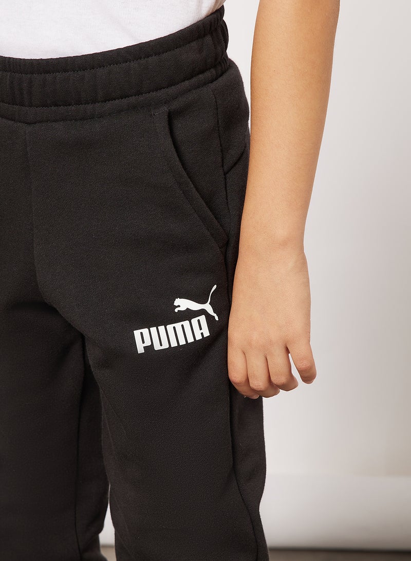 بوما بنطال رياضي خفيف للأطفال للتدريب بطبعة شعار من مجموعة إسينشال أسود - Image 3