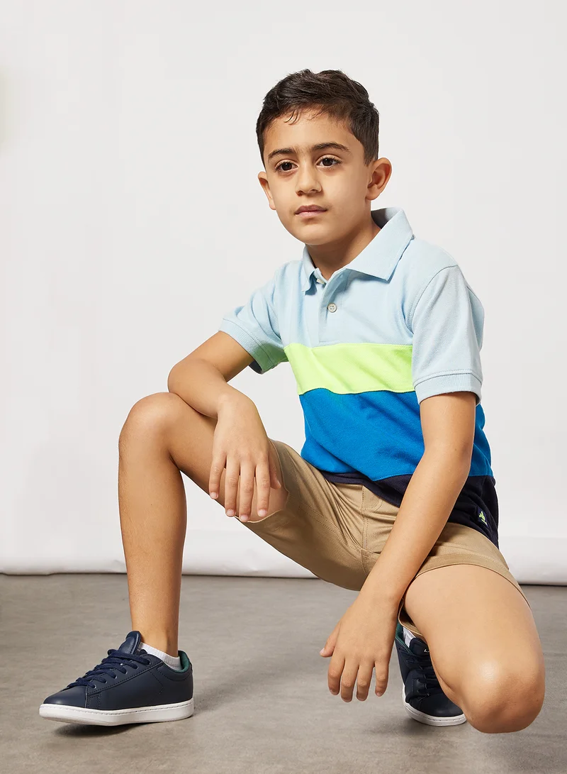Cherry Crumble by Nitt Hyman Boys Colorblock Polo Multicolour