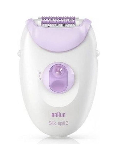 Silk-epil 3 3170 Epilator With Extra Massage Cap Purple