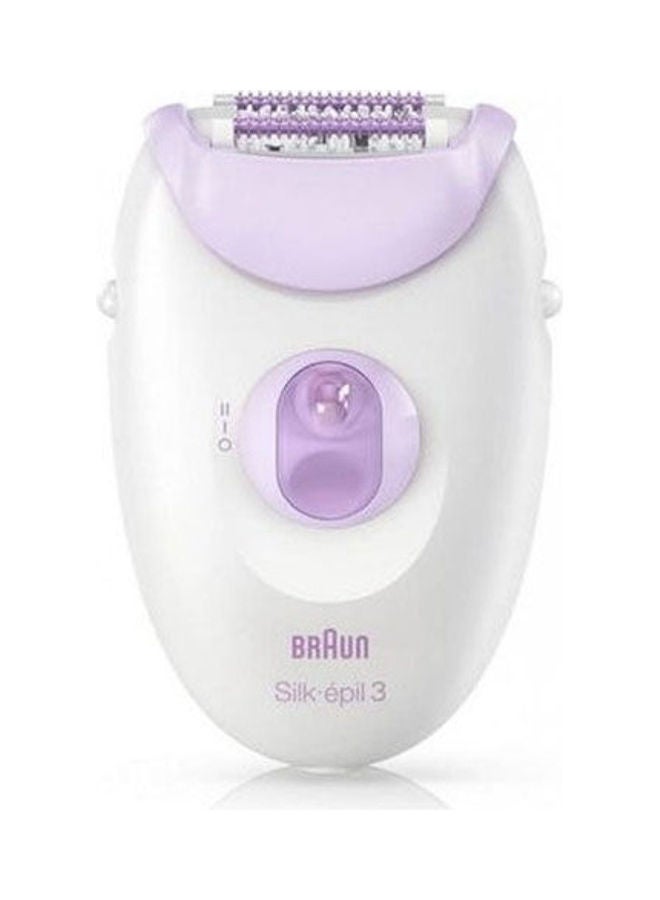 Silk-epil 3 3170 Epilator With Extra Massage Cap Purple