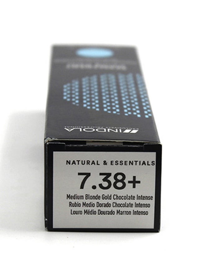 INDOLA Permanent Caring Color  7.38+ Medium Blonde Gold Chocolate Intense 60ml - Image 2