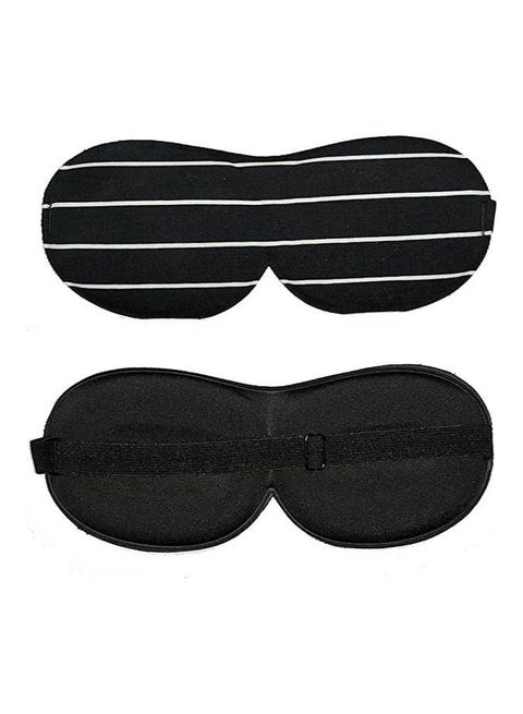 cover for the eye for sleeping, traveling and trips Black