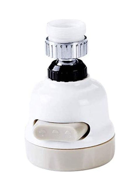 Water Filter Fan Blade Shape Rotatable And Foldable Faucet Mount Filter Water Purification Filter Faucet Nozzle Carbon Filter Adapter Tap Water Saving White