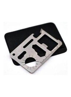 ماركة غير محددة 11 in 1 Multi Function Mini Card Stainless Steel Opener Ruler Knife Saw Wrench  - Image 1