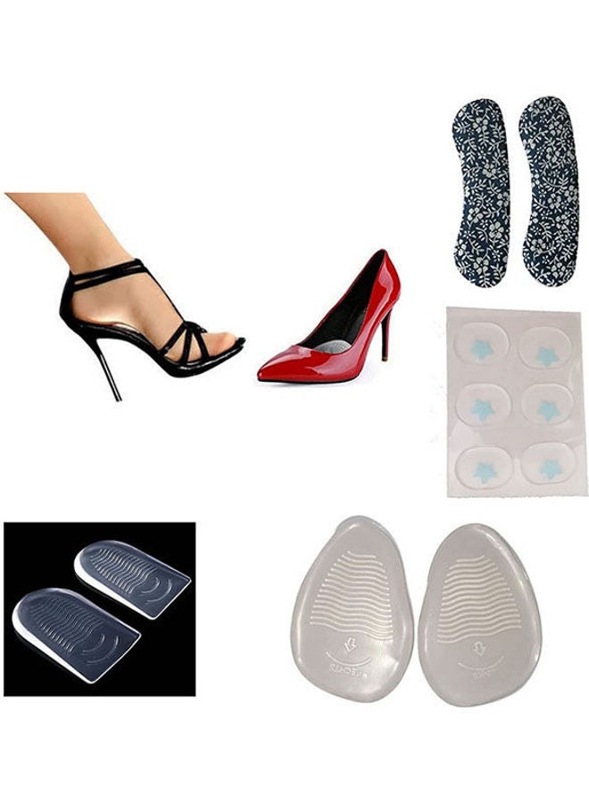 Set Of 12-Piece Pack Relief Foot Care Soft Shoe Heel Pads Cushion Insoles  - Image 1