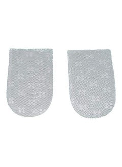 One Pair Silicone Gel Back Heel Half Insoles Inserts Cushion Pads For High-Heel Shoes
