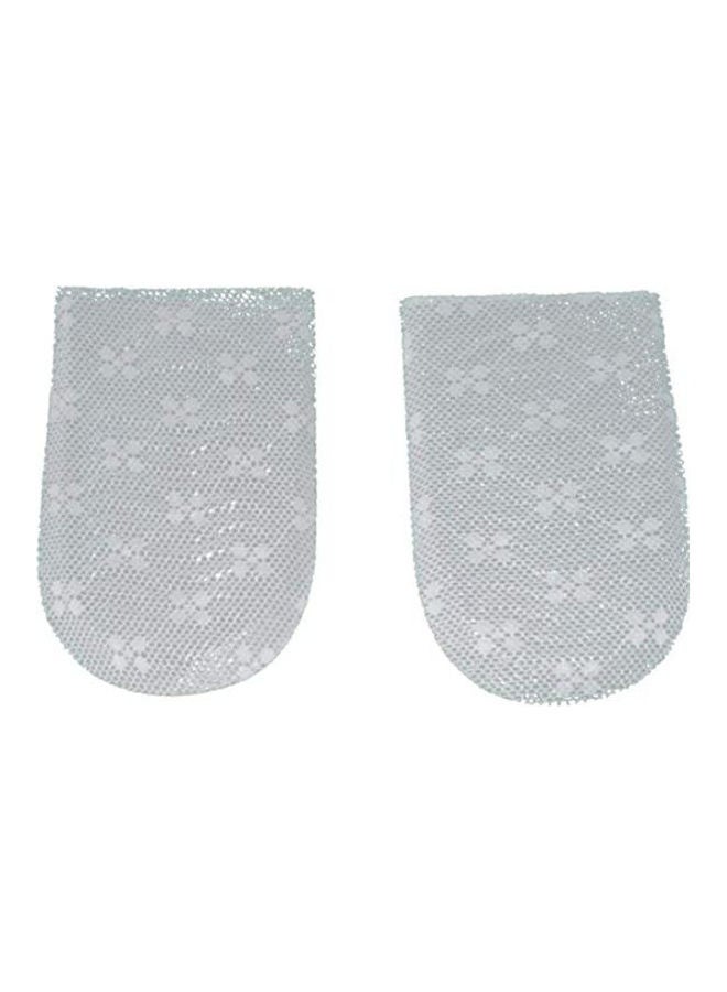 Generic - One Pair Silicone Gel Back Heel Half Insoles Inserts Cushion Pads For High-Heel Shoes - Image 1