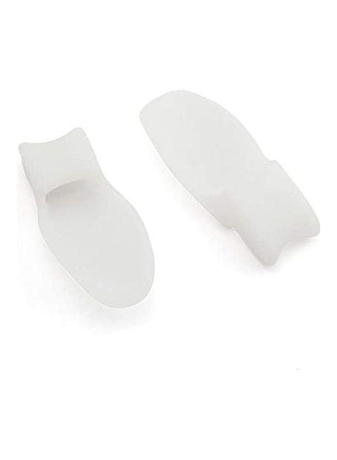 زوج واحد من فاصل أصابع القدم المصنوع من السيليكون