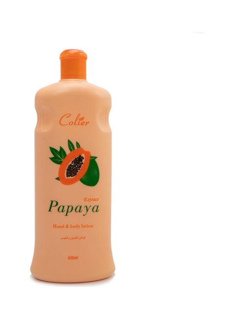 Papaya Hand And Body Whitening Lotion 600ml