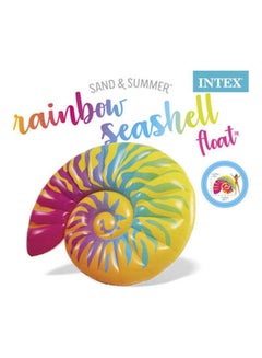 INTEX Rainbow Seashell Float 157x127x25cm  - Image 3