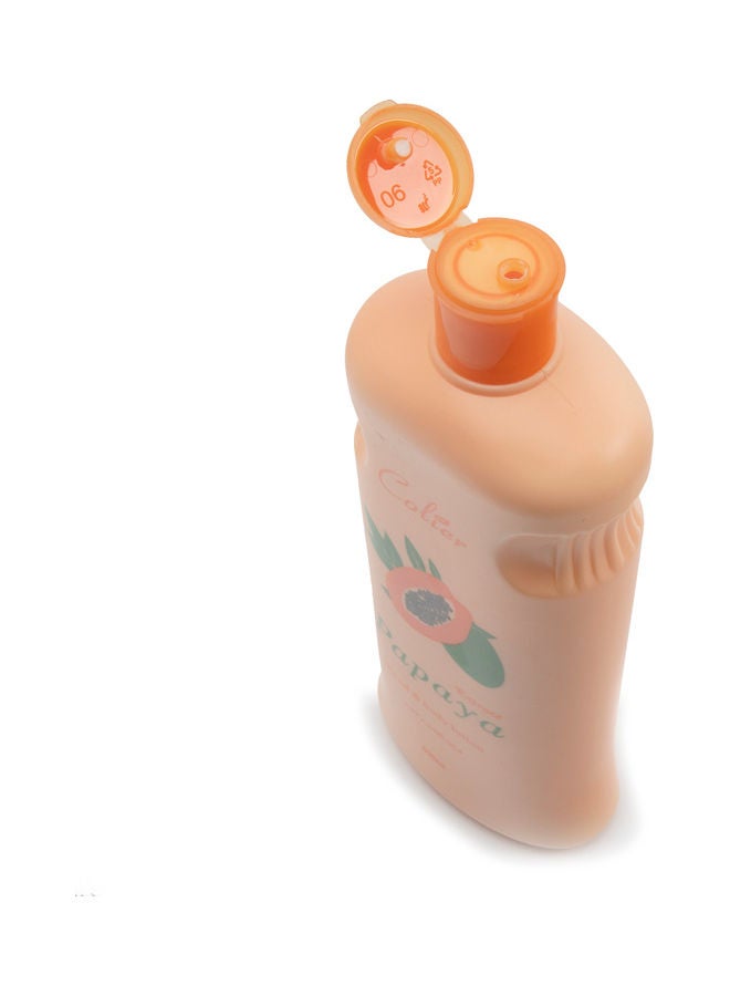 COLIER Papaya Hand And Body Whitening Lotion Orange 600ml - Image 3