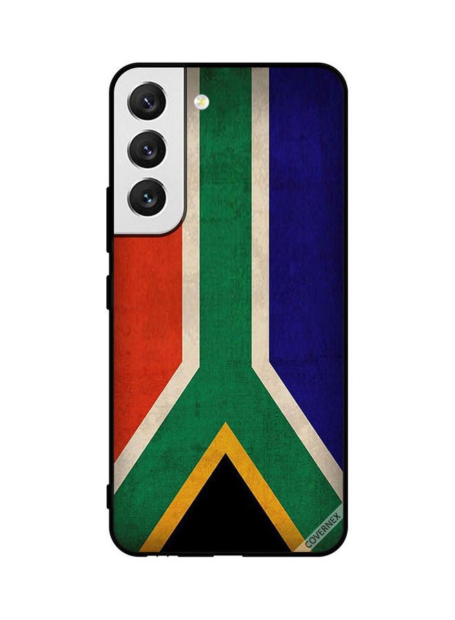 Covernex Samsung Galaxy S22 5G Protective Case Cover Printed Featuring South Africa Flag Vintage DESIGN_0892 - Image 1
