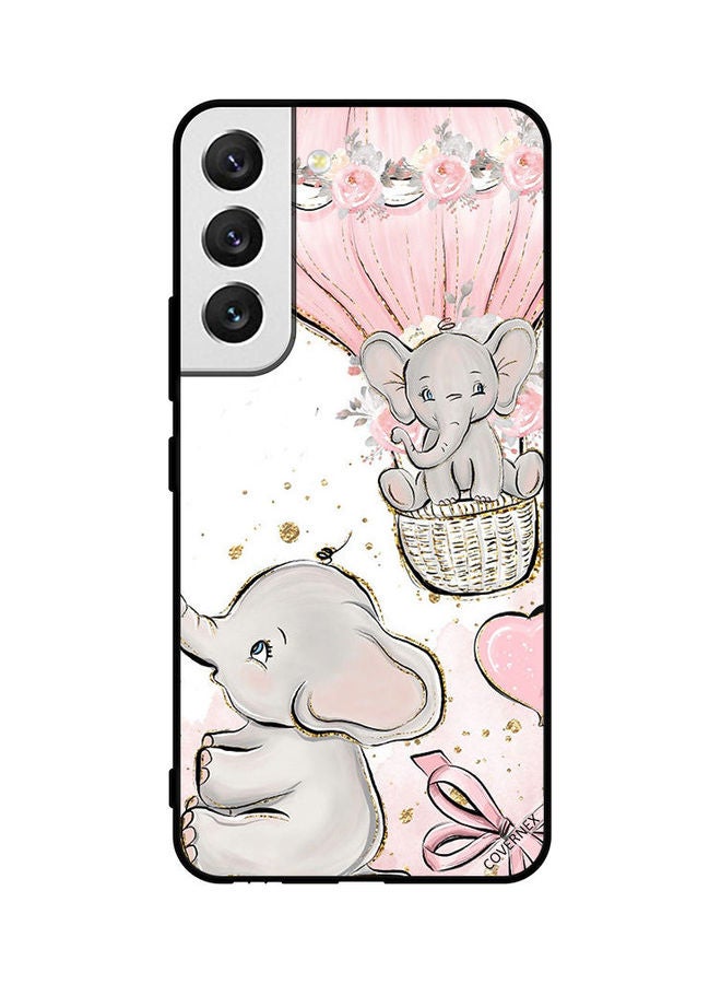 كوفرنيكس غطاء واقي لهاتف سامسونج جالكسي S22 5G مزخرف بطفل فيل - Image 1