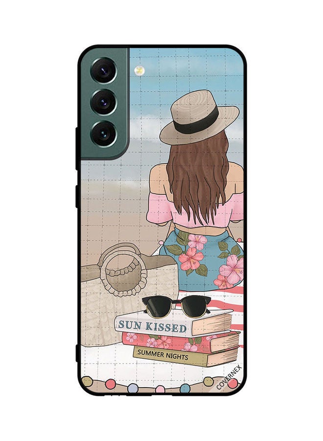 كوفرنيكس Samsung Galaxy S22 Plus 5G Protective Case Cover Printed Featuring Girl Sun Kissed DESIGN_0143 - Image 1